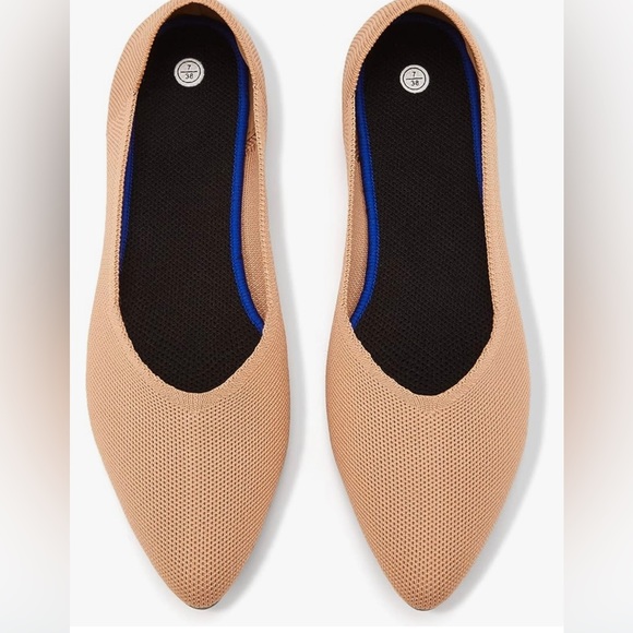 Shoes - Women’s Khaki Ballet Flats Size 9 - Slip on Pointed Toe Shoes NWT(no box)